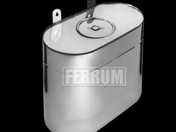 Бак Феррум Комфорт выносной 60 л нержавеющий (AISI 201/1,0 мм) вертикальный эллипс, , шт